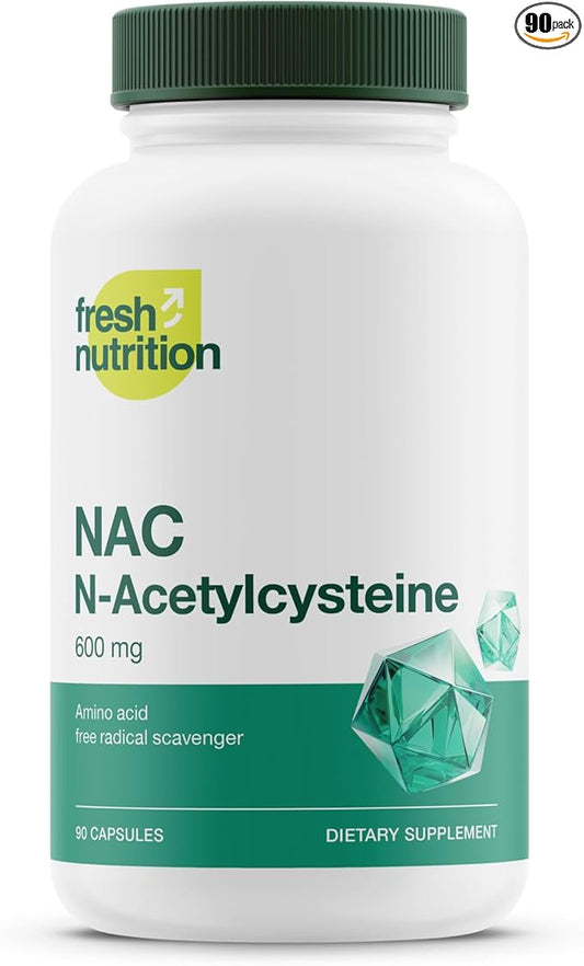 NAC Supplement - N Acetyl Cysteine 1800mg - 90 Capsules