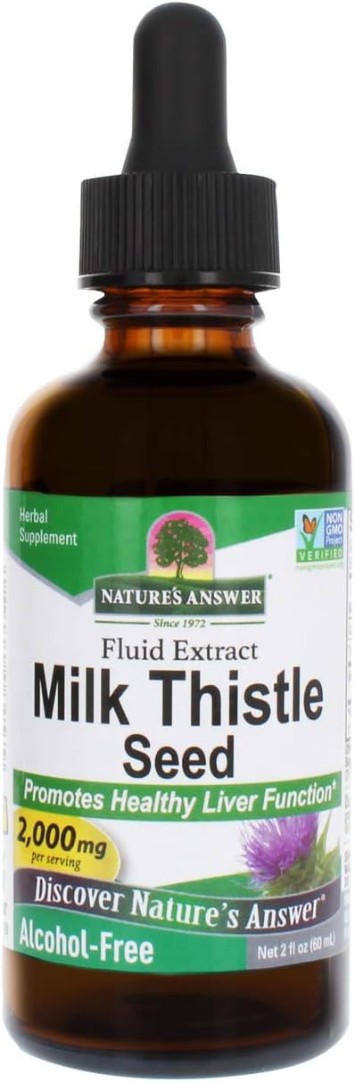 Nature's Answer Alcohol Free Milk Thistle 2 Fluid