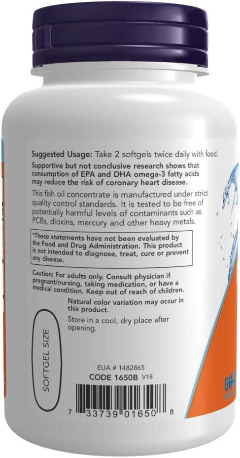 NOW Foods Omega-3-100 Softgels