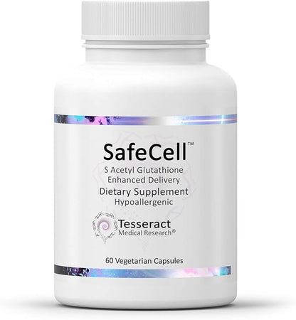 SafeCell S-Acetyl Glutathione Supplement for Neuro 300mg, 60 60 Vegetarian
