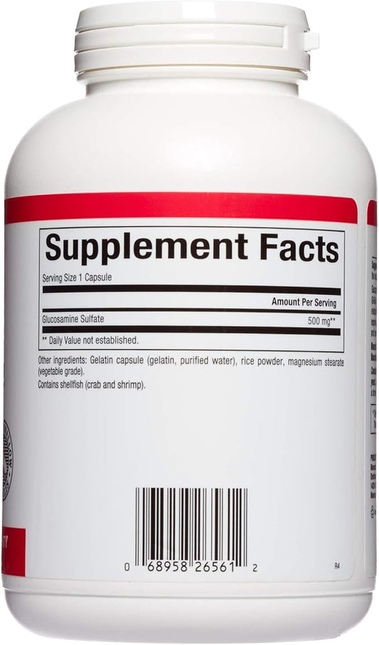 Natural Factors Glucosamine Sulfate, Supports Healthy 360 Capsules