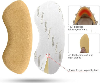 Dr. Foot’s Heel Grips for Men 2 Pairs(Khaki)