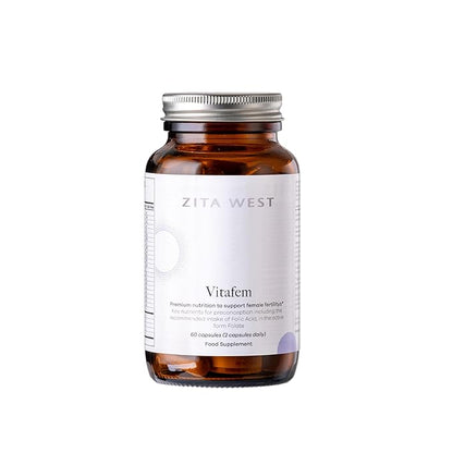 Vitafem Premium Fertility Supplement for Women - Prenatal Vitamins with Folate for Preconception Support - 60 Capsules (1 Month Supply)
