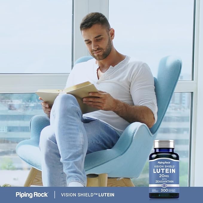 Piping Rock Lutein and Zeaxanthin Supplements 20 mg 300 Softgels