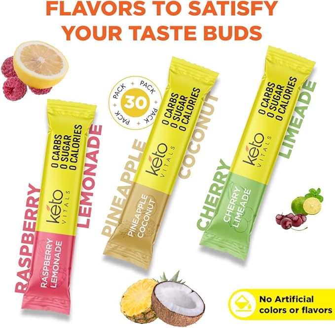 Keto Vitals Tropical Keto Electrolyte Powder 30 Serving