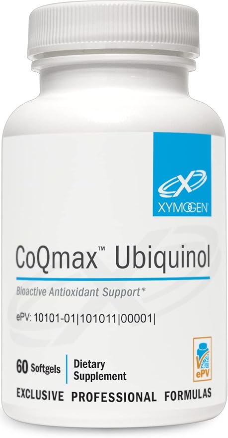 XYMOGEN CoQmax 200mg CoQ10 ubiquinol Q10 for (60 Softgels)
