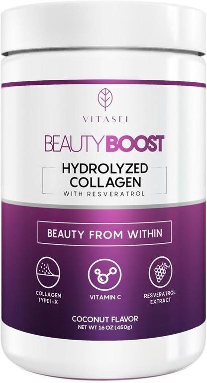 Hydrolyzed Collagen Peptides Powder with Vitamin 16 oz