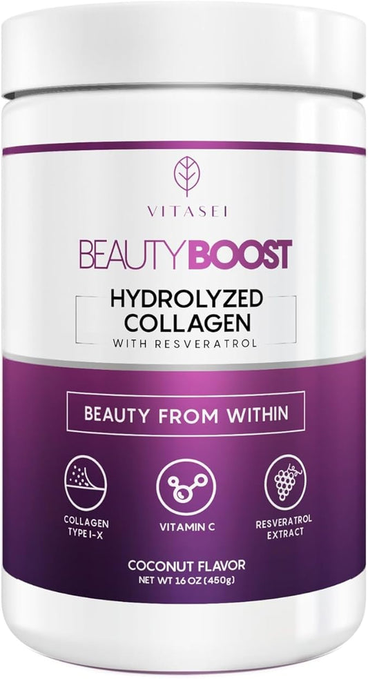 Hydrolyzed Collagen Peptides Powder with Vitamin 16 oz