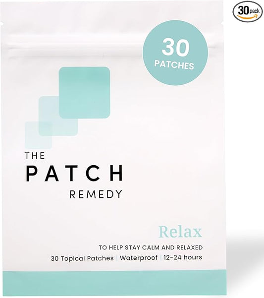 The Patch Remedy Relax Patches 30 Topical B6, Rhodiola