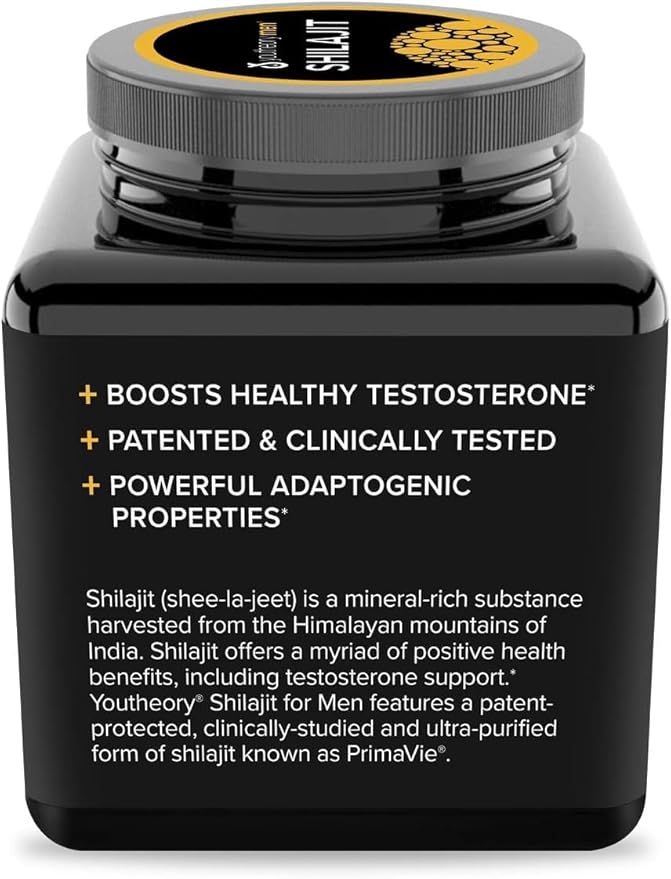 Youtheory Men's Shilajit 250 mg 60 Veg
