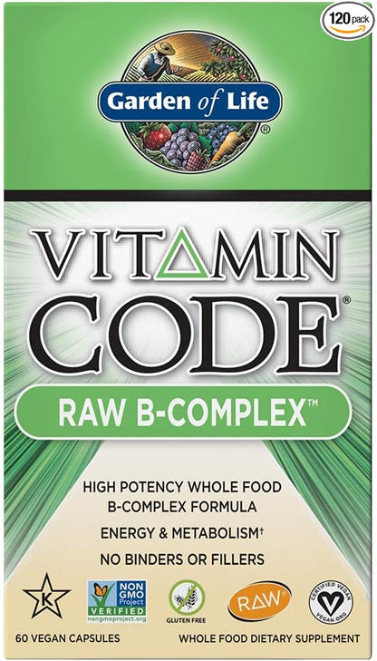 Garden of Life - Vitamin Code Raw B Complex - 60 - 2 pack