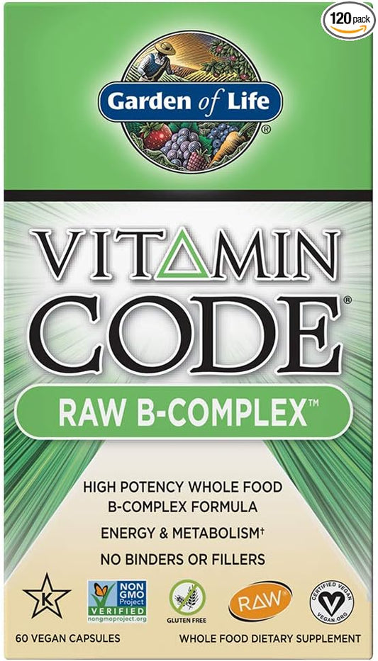 Garden of Life - Vitamin Code Raw B Complex - 60 - 2 pack