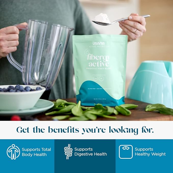 USANA Fibergy Active with Prebiotic Fiber 336 Grams 28 Servings