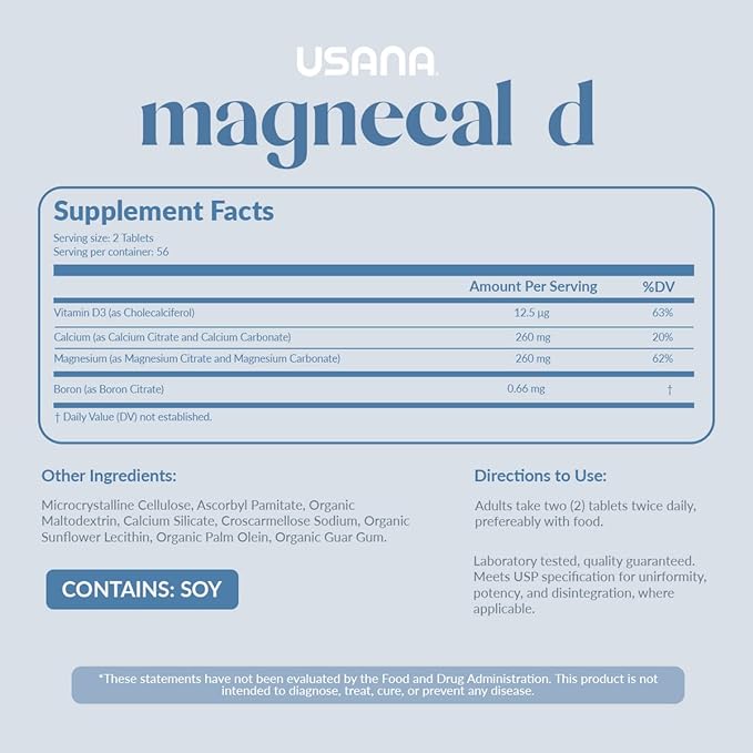 USANA MagneCal D 112 Tablets 28 Day