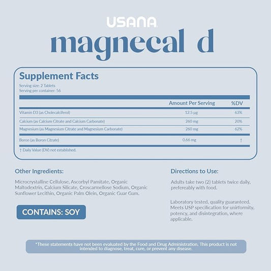 USANA MagneCal D 112 Tablets 28 Day