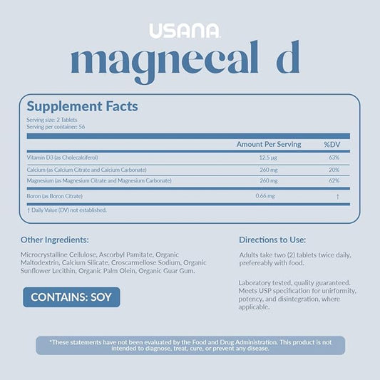 USANA MagneCal D 112 Tablets 28 Day
