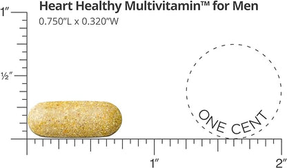 Dr. Sinatra Heart Healthy Multivitamin 1000 IU, B12, C, 90 Tablets (30-Day Supply)