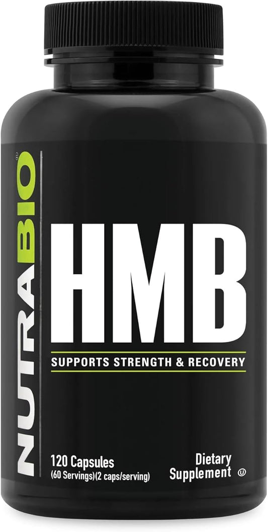 NutraBio HMB 1000mg- 120 Capsules