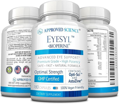 Approved Science EyeSyl 3 Month 180 Capsules
