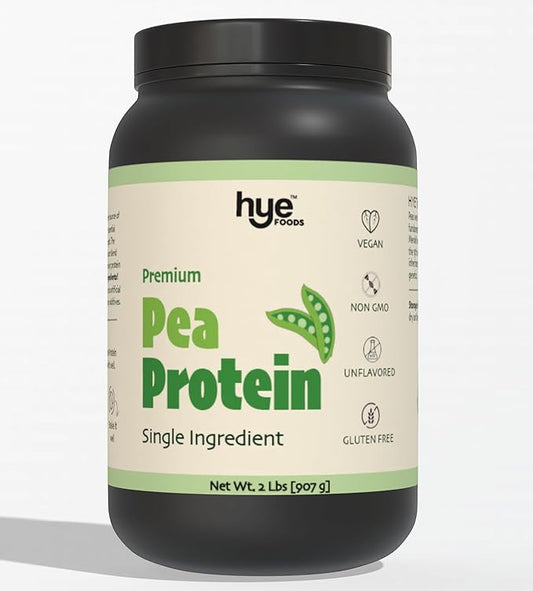 HYE FOODS Premium Pea Protein 2 lb |100% Peas 30 Servings