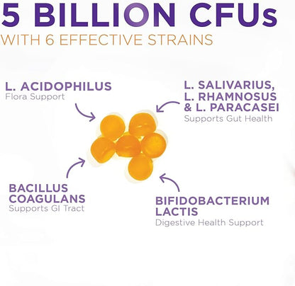 Daily Probiotic Gummies for Women & 5 Billion 120 Gummies