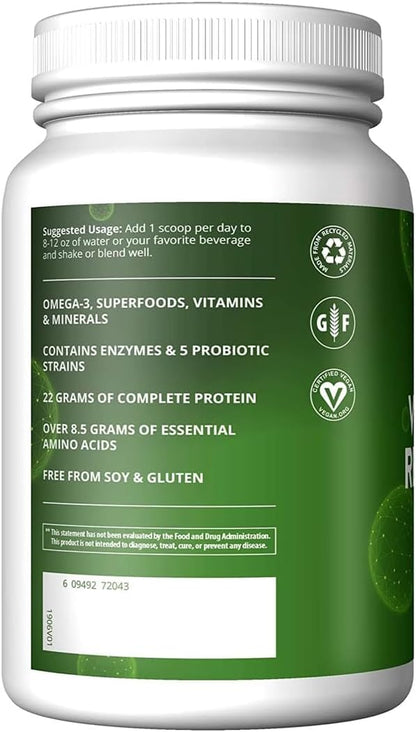MRM Nutrition Veggie Meal Replacement Protein 22g complete 28 servings