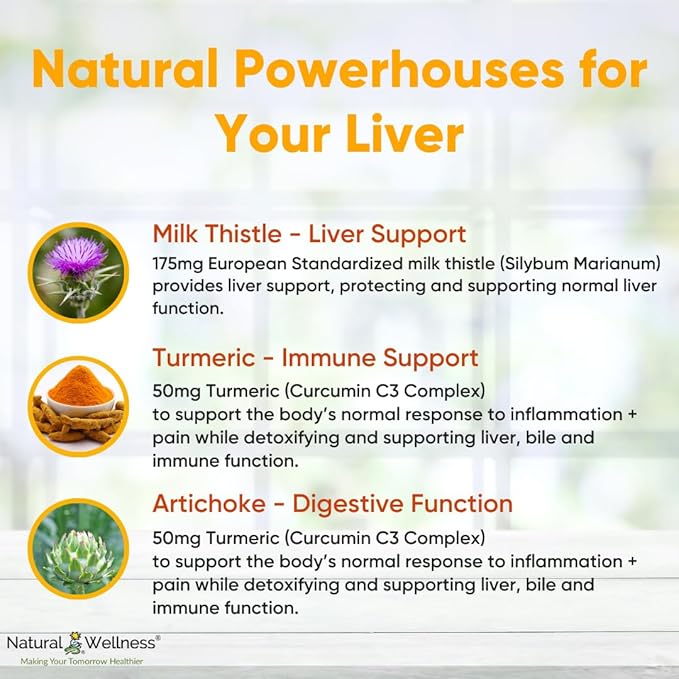 Natural Wellness Milk Thistle with Artichoke