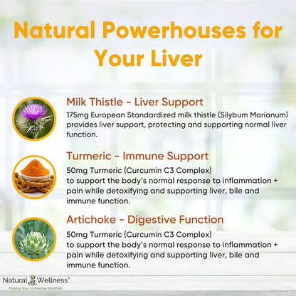 Natural Wellness Milk Thistle with Artichoke