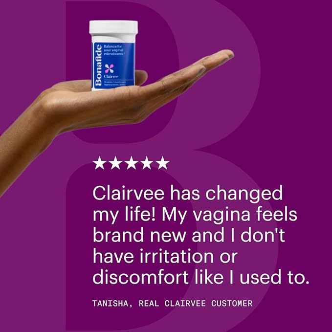 Bonafide Clairvee – Relief from Vaginal 30 Day (15 Capsules)
