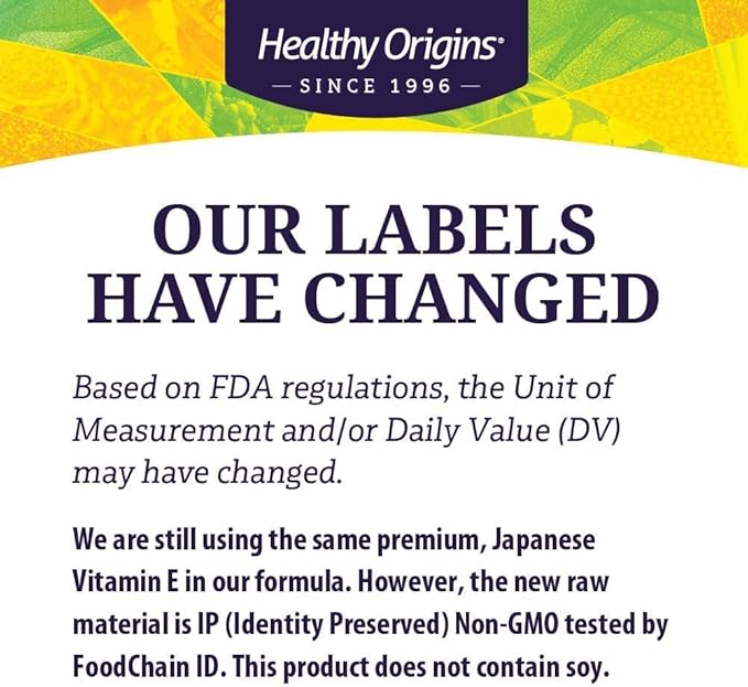 Healthy Origins Vitamin E, 1,000 IU 120 Softgels