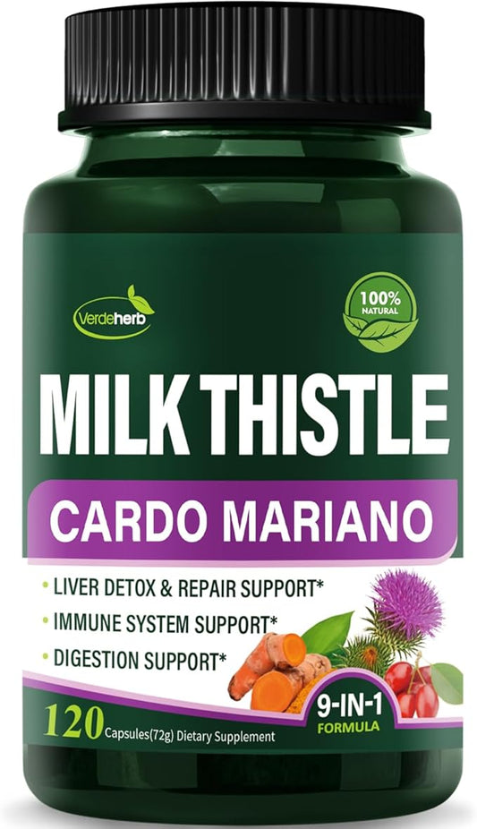 Berberine with Milk Thistle Liver Detox 120Count
