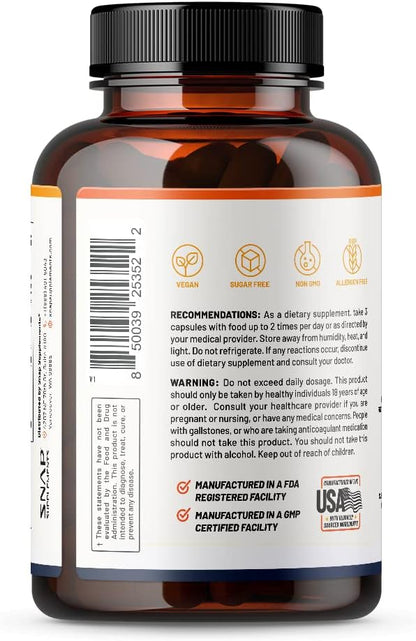 Snap Supplements Joint Health Support Supplement, 90 Capsules