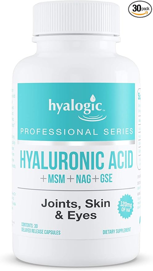 Hyalogic Hyaluronic Acid Delayed Release Capsules 120 mg (30 count)