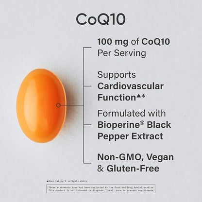 Sports Research Vegan CoQ10 100mg 30 Count