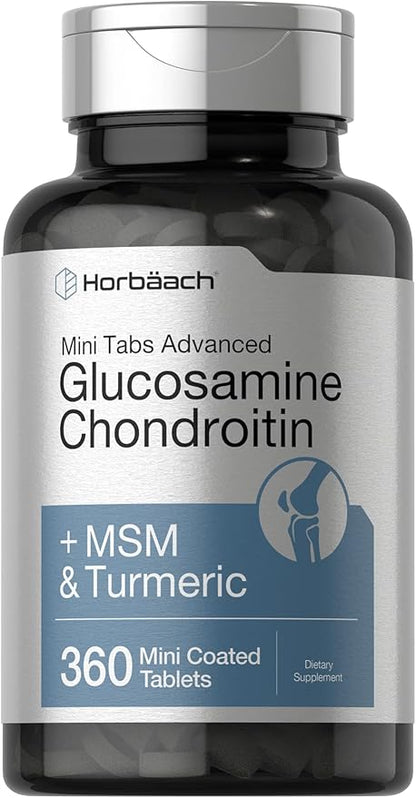 Horbäach Glucosamine Chondroitin MSM Turmeric 360 Mini