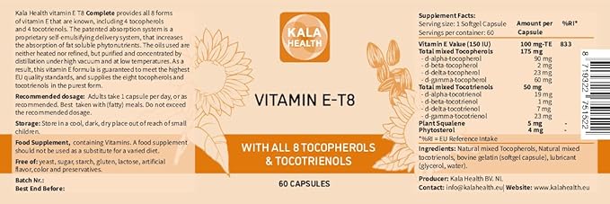 Kala Health Unique Formula with all 8 Tocopherols