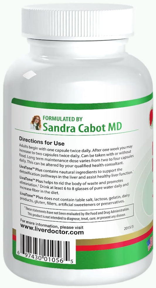 Plus Liver Detox Capsules Liver Cleanse (240 Count)