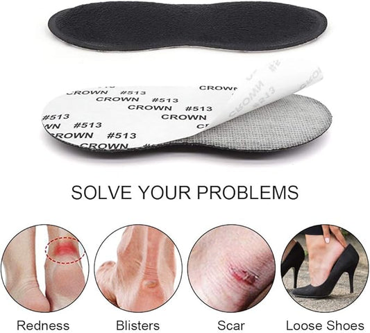 Dr. Foot’s Heel Grips for Men 4 Pairs)