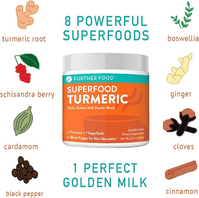 Further Food Best Turmeric Golden Milk (6.35 oz)