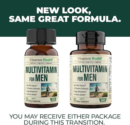 Multivitamin for Men B12, Zinc,