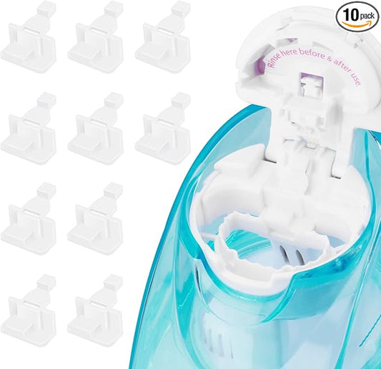 Silicone Saltwater Pods Refills Accessories Compatible (10 Pack-White)