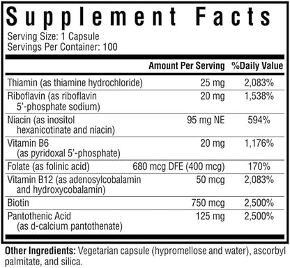 Seeking Health B Complex MF 100 Capsules