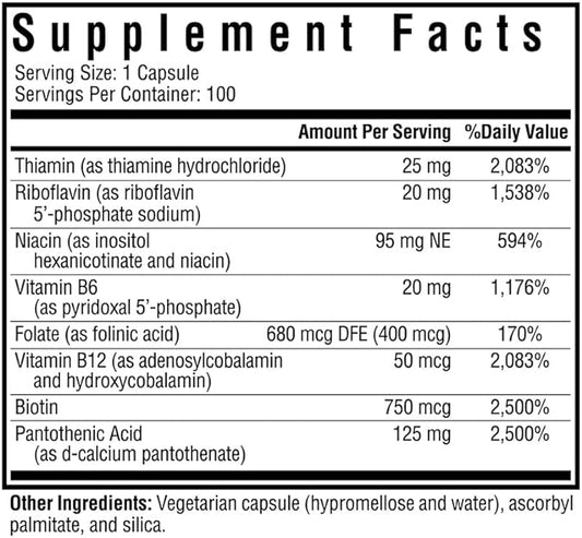 Seeking Health B Complex MF 100 Capsules