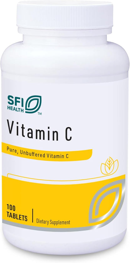 Klaire Labs Vitamin C 1000 Milligrams (100 Tablets)