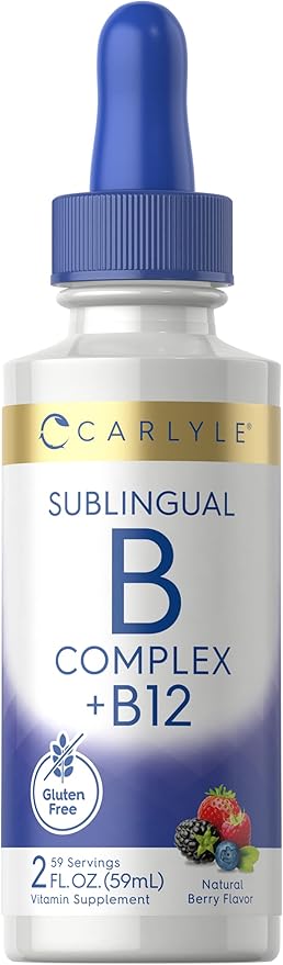 Carlyle Sublingual Vitamin B Complex B12 | 2 Fluid