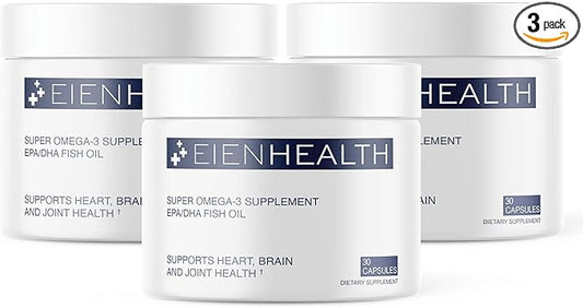 EienHealth Super Omega-3 Supplement EPA/DHA Fish 30 Capsules 3)