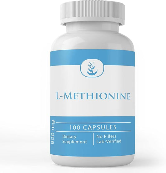 Pure Original Ingredients L-Methionine (100 Capsules)