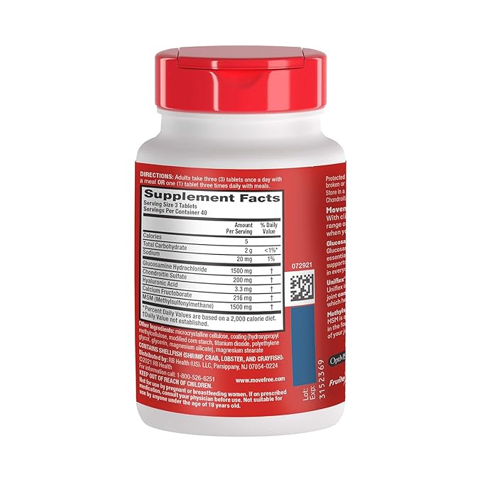 Move Free Advanced Plus MSM 120 Count 2)