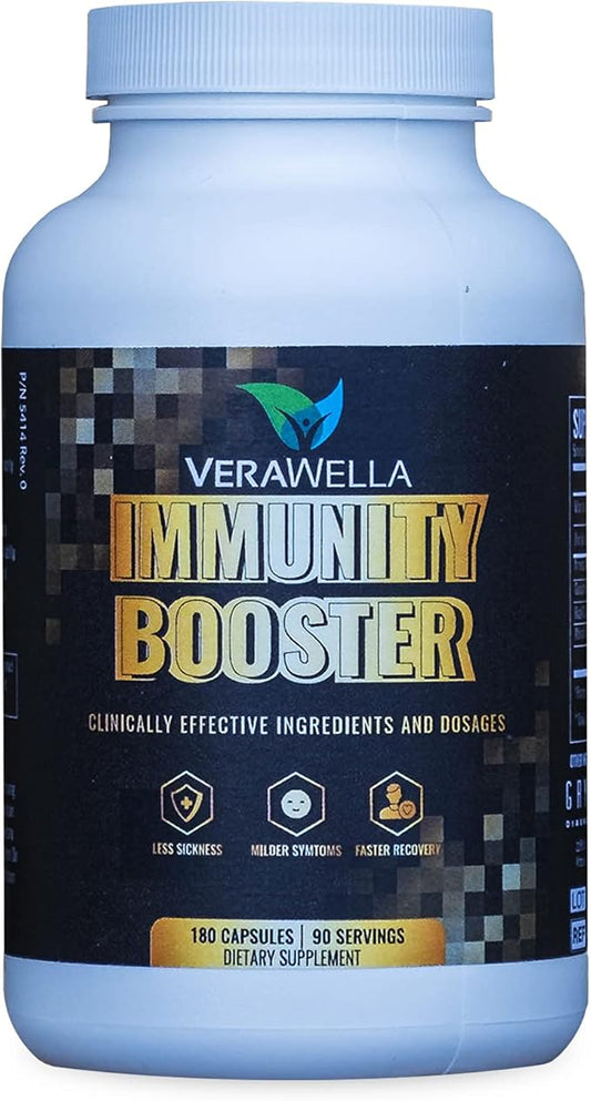 Immune Booster, Immune Support Pills 180 Capsules (90 Servings)