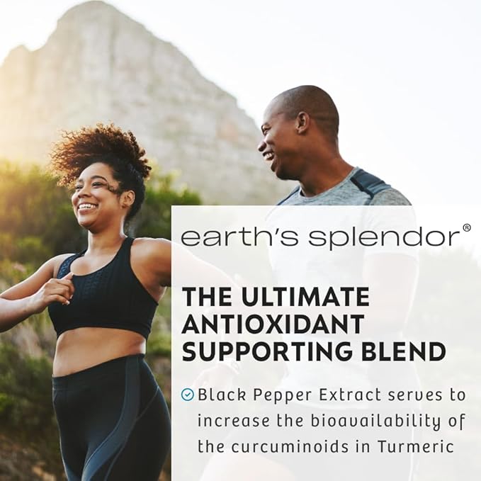 Earth's Splendor Turmeric Complex 500mg 90 Capsules 1.5 Month